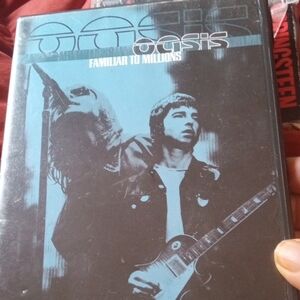 Oasis Familiar to Millions DVD - Blue and Black Cover